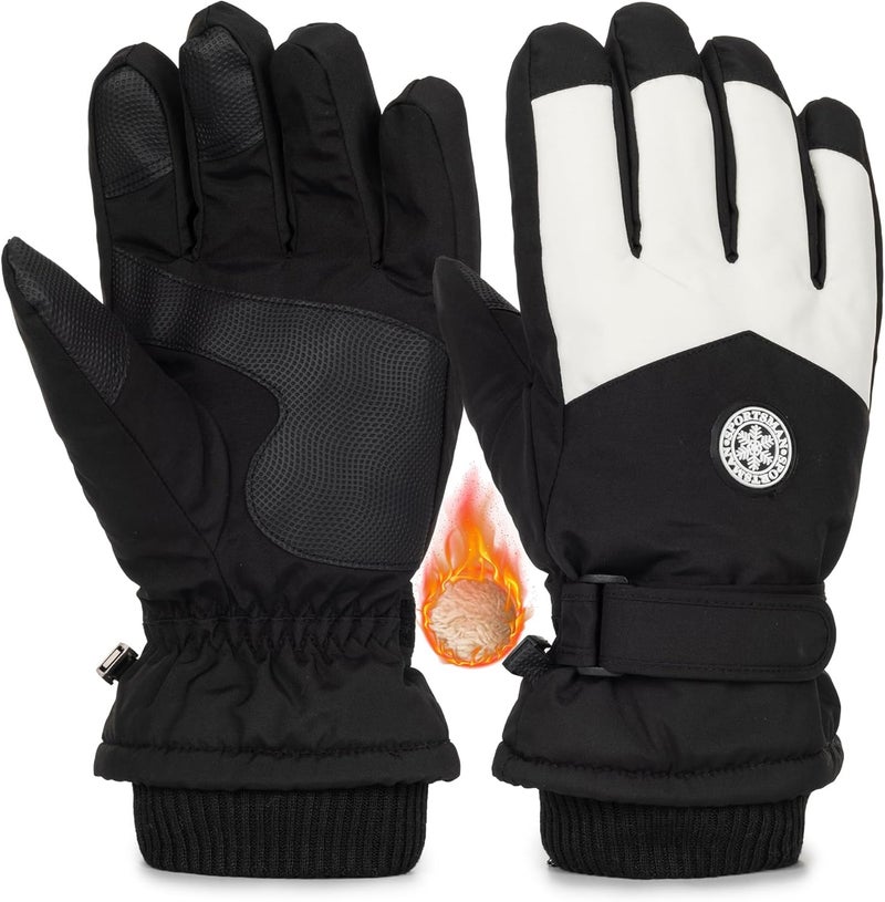 Eohak Men and Women Ski Gloves Winter Cold Weather Gloves Touchscreen Warm Waterproof Gloves for Cycling, Running, Driving, Skiing - Image 1